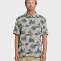 Waterman Island Vues Short Sleeve Woven Shirt - Moonbeam