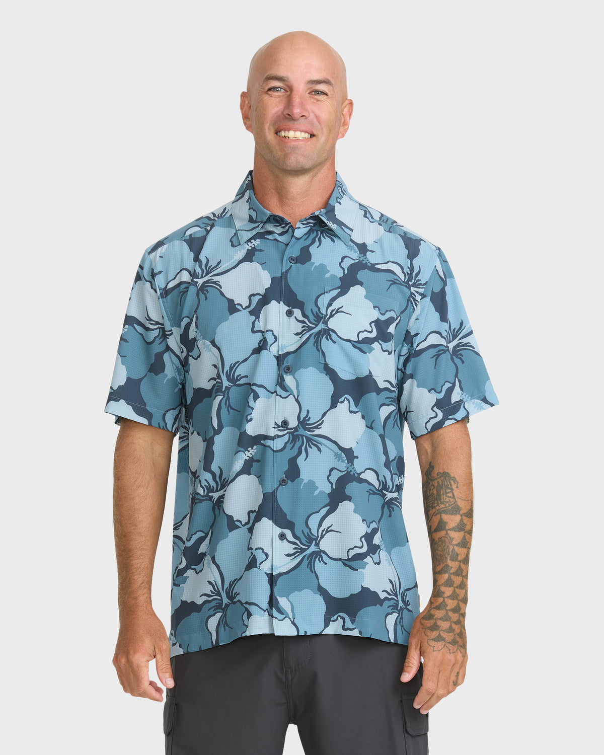 Waterman-Mix-Performance-Pack-Short-Sleeve-Woven-Shirt-Blue-Nights-1