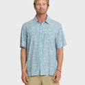 Waterman Mix Performance Pack Short Sleeve Woven Shirt - Dusty Blue