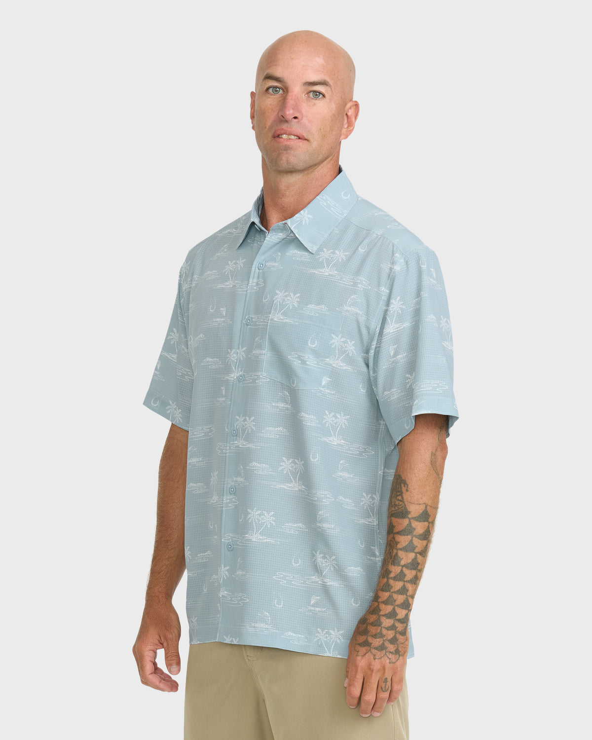 Waterman-Mix-Performance-Pack-Short-Sleeve-Woven-Shirt-Dusty-Blue-4