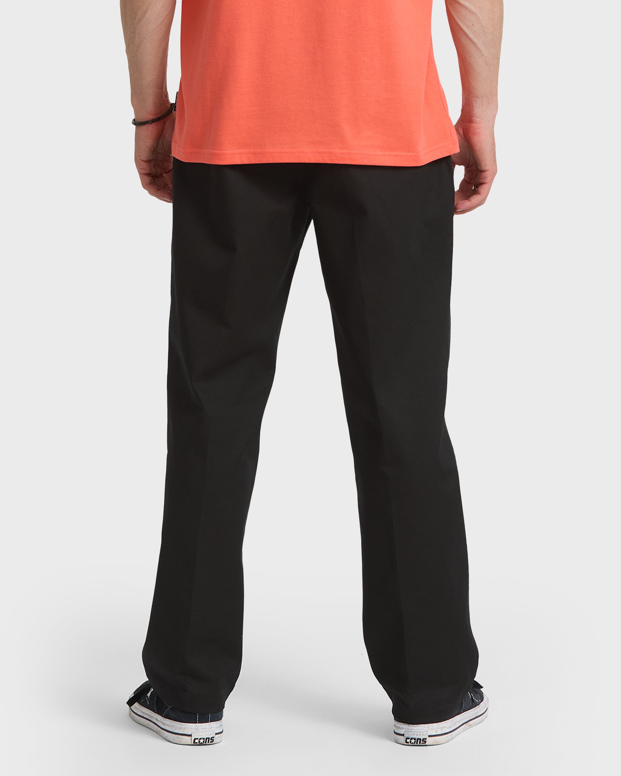 [新品] AH.H × BROCHURE 1P BIG CHINO PANTS Union Stretch Chino Pants - Black | Quiksilver