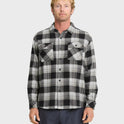 Waterman Dover Long Sleeve Flannel Overshirt - Black