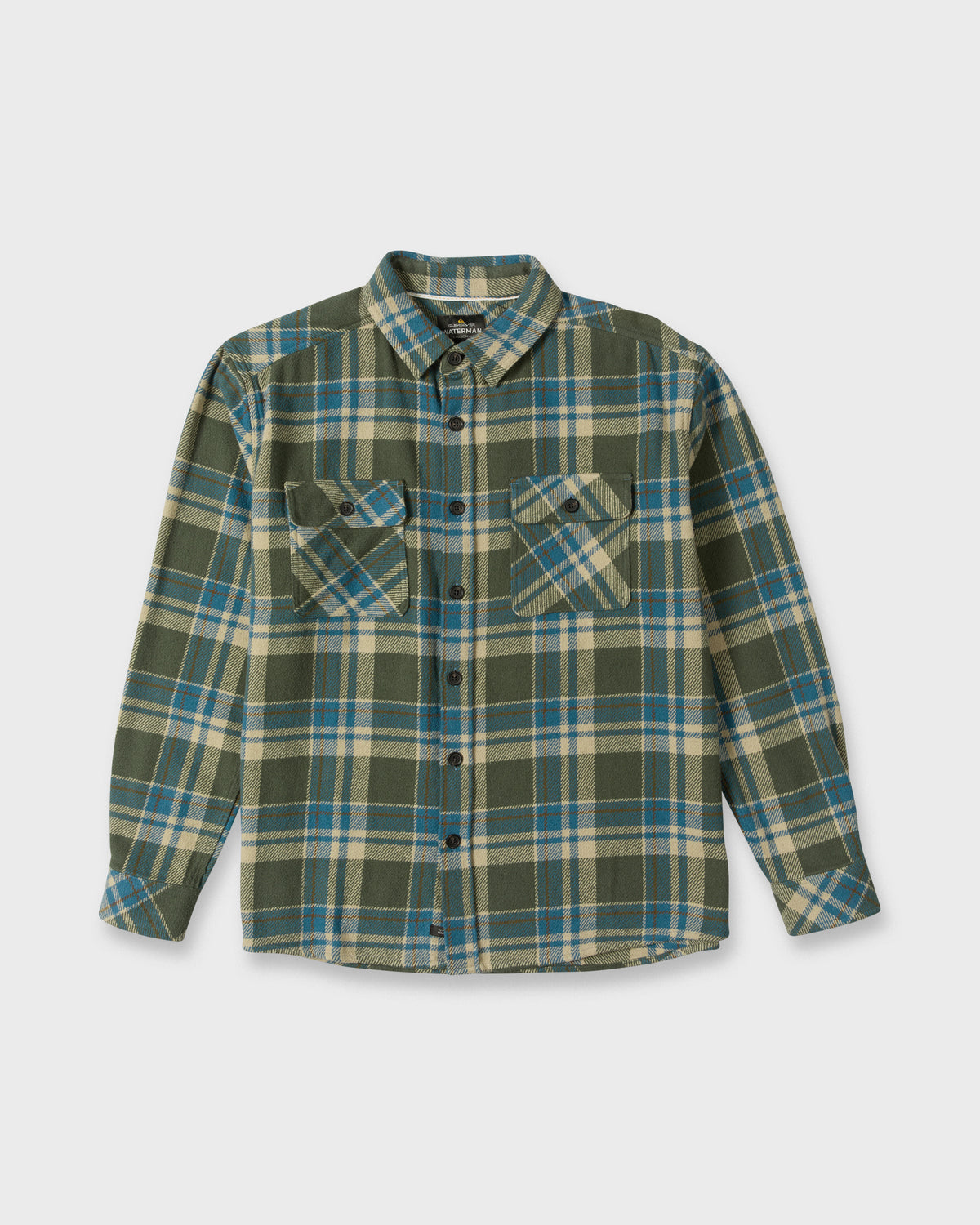 Waterman-Dover-Long-Sleeve-Flannel-Overshirt-Thyme-6