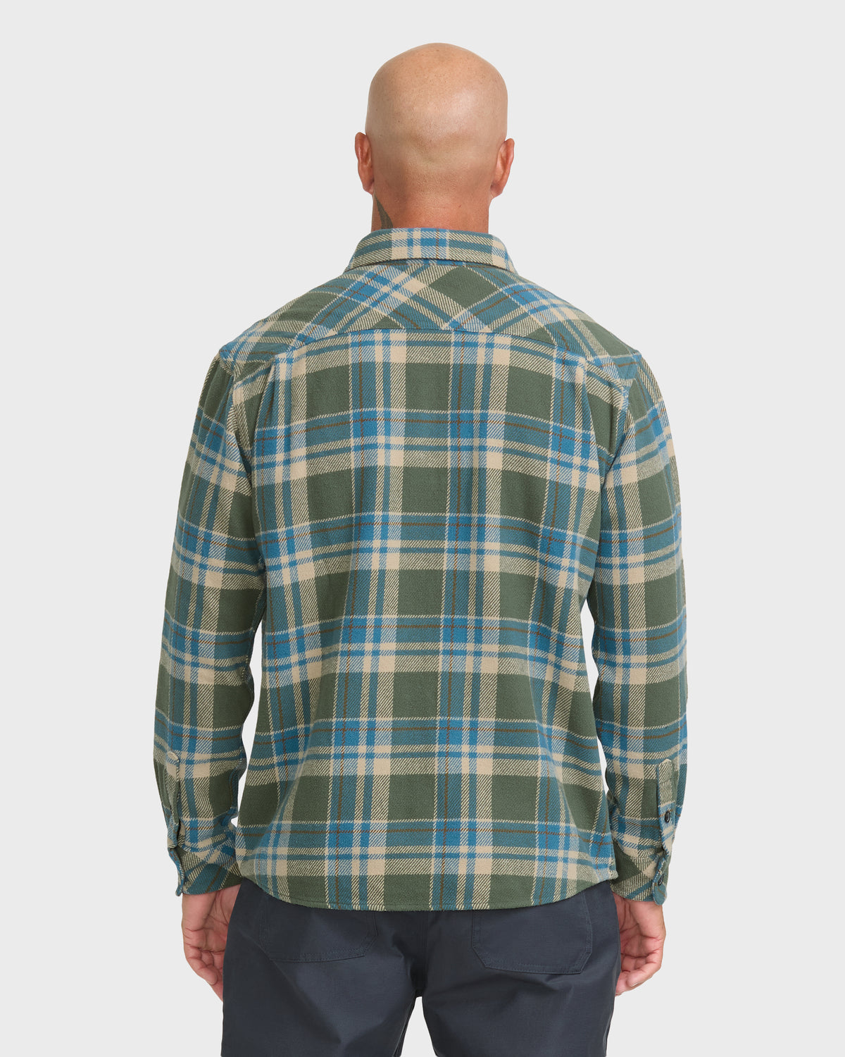 Waterman-Dover-Long-Sleeve-Flannel-Overshirt-Thyme-2