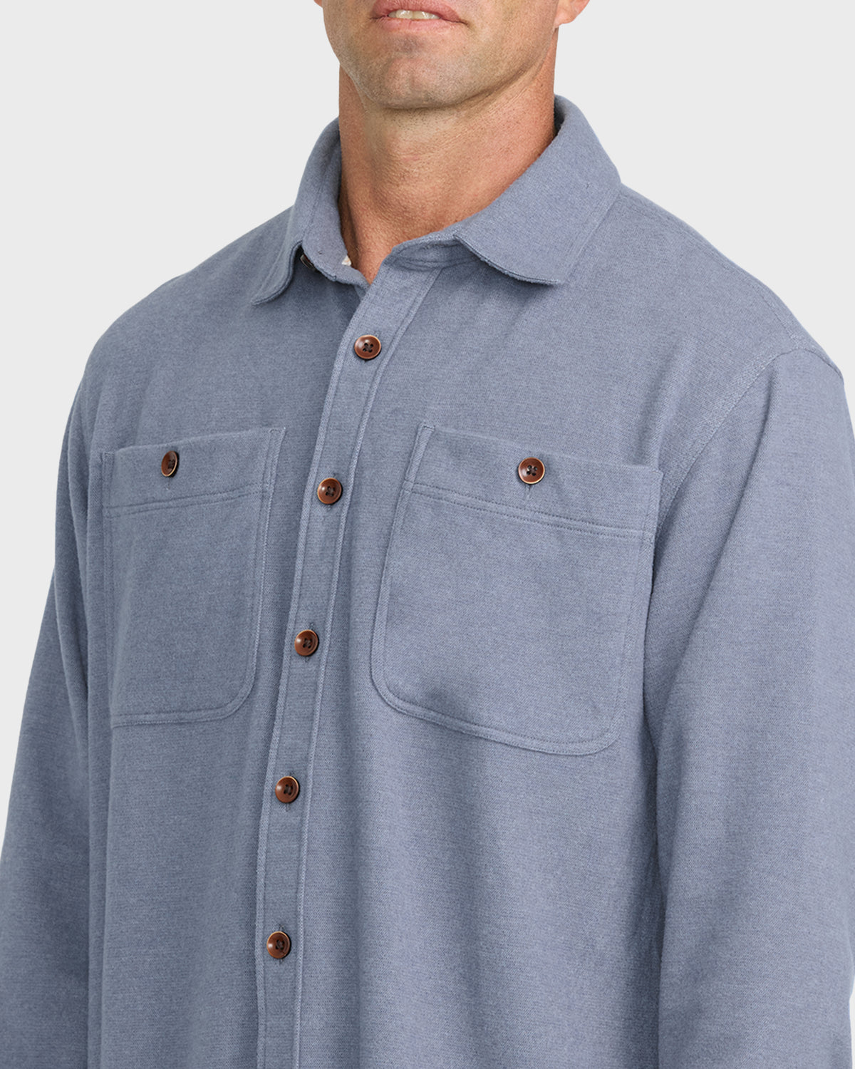 Waterman-Harvest-Long-Sleeve-Flannel-Shirt-Blue-Indigo-5