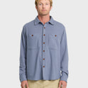 Waterman Harvest Long Sleeve Flannel Shirt - Blue Indigo