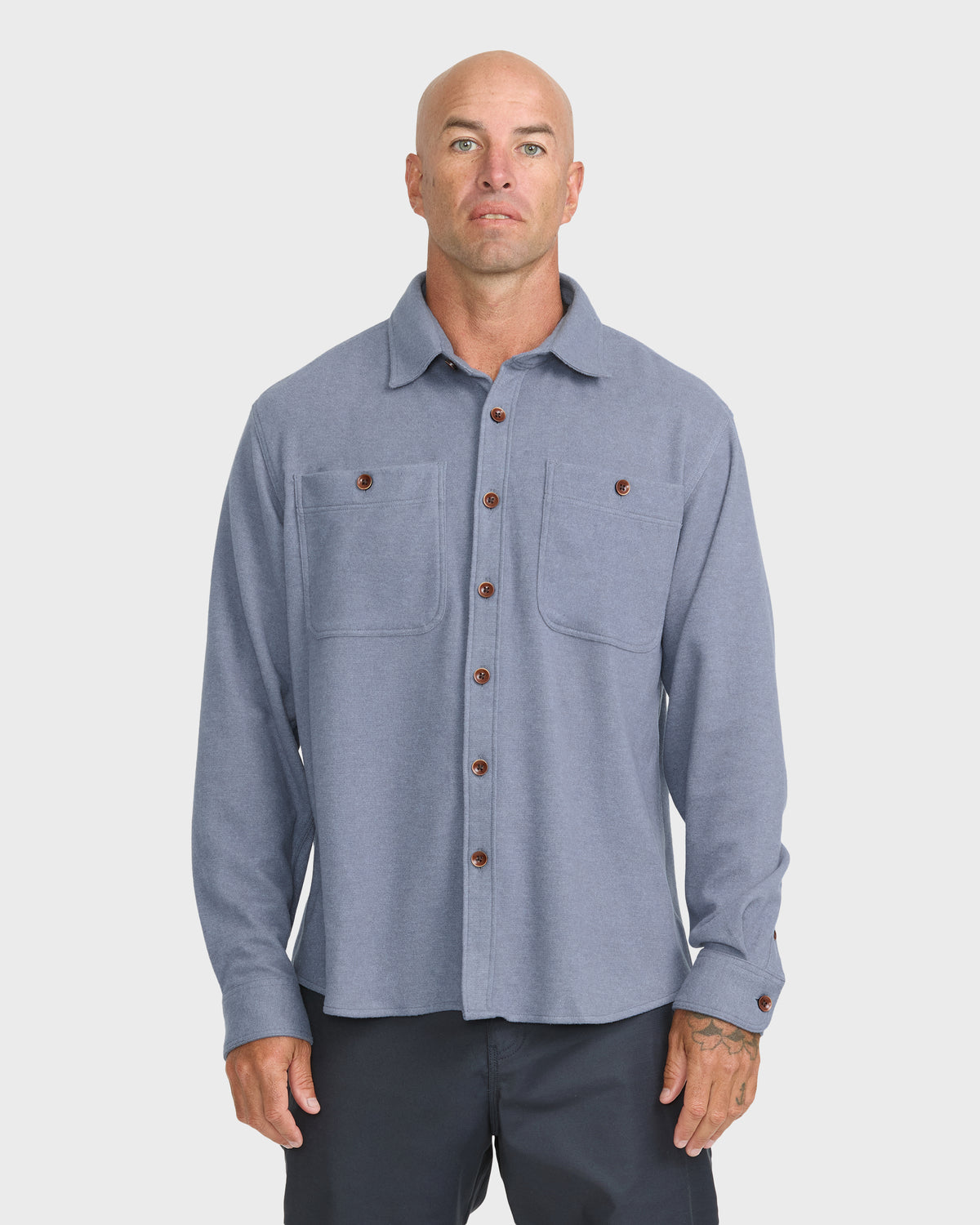 Waterman-Harvest-Long-Sleeve-Flannel-Shirt-Blue-Indigo-1