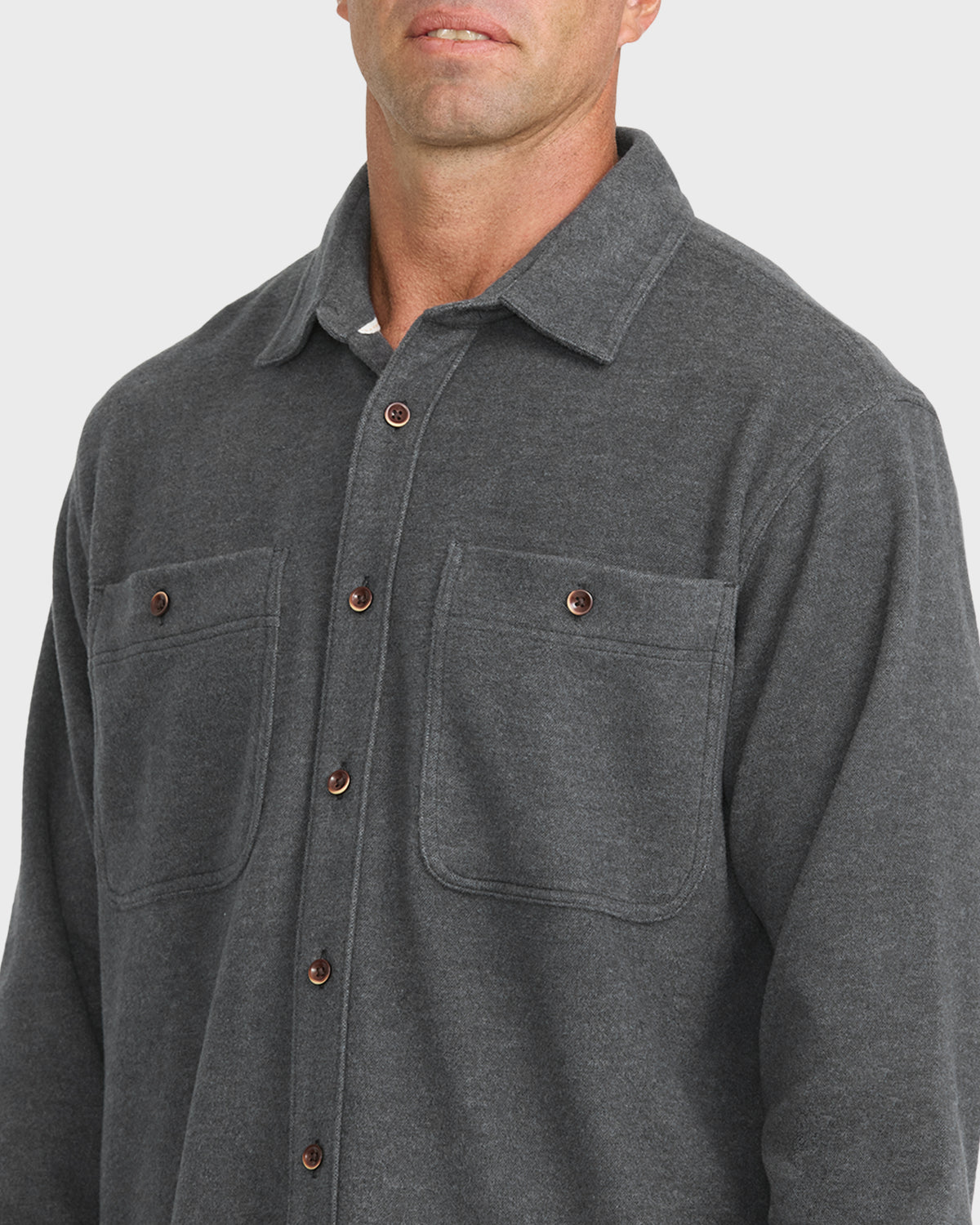Waterman-Harvest-Long-Sleeve-Flannel-Shirt-Phantom-5
