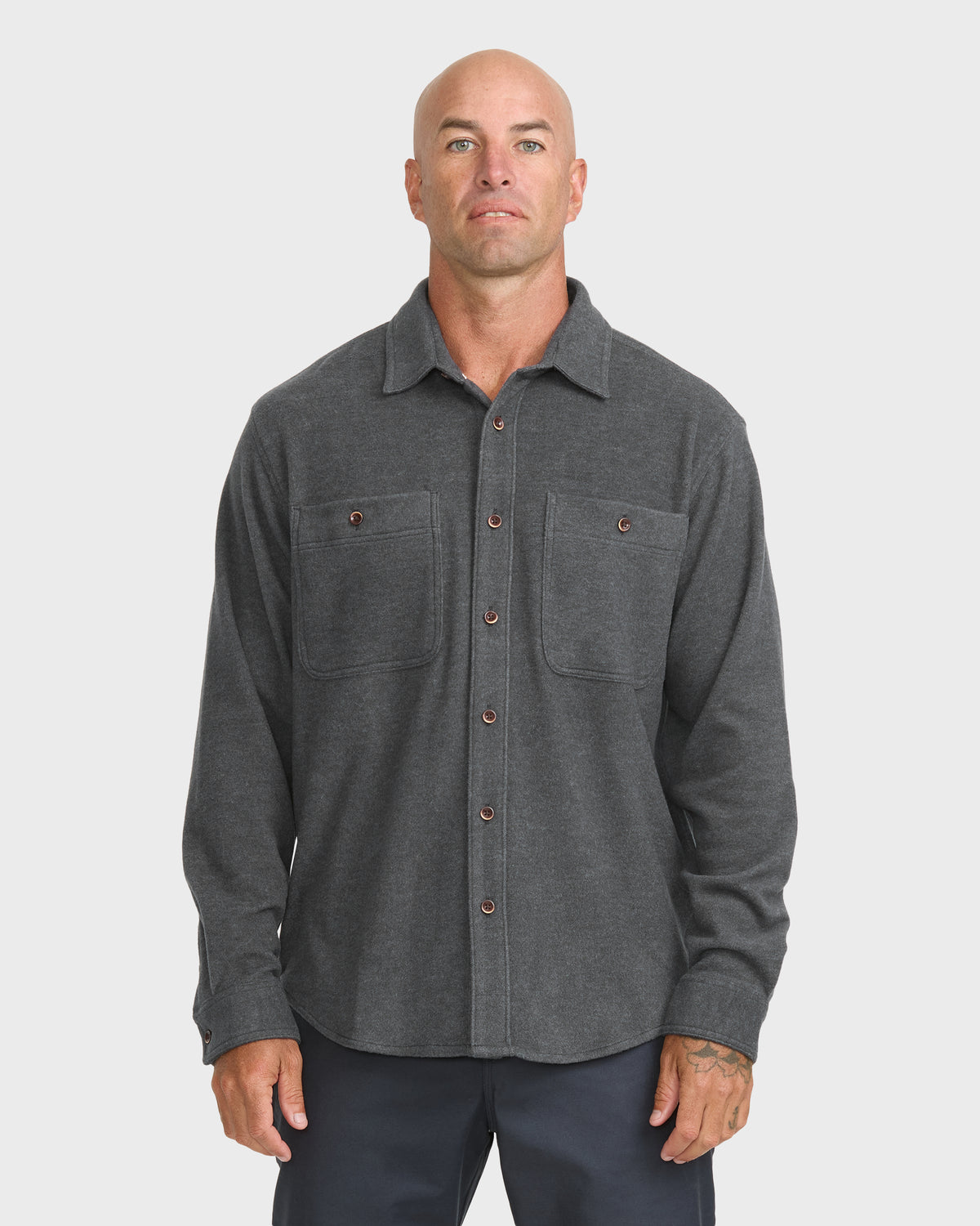Waterman-Harvest-Long-Sleeve-Flannel-Shirt-Phantom-1