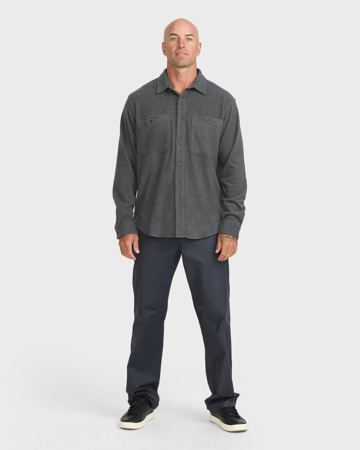Waterman-Harvest-Long-Sleeve-Flannel-Shirt-Phantom-3