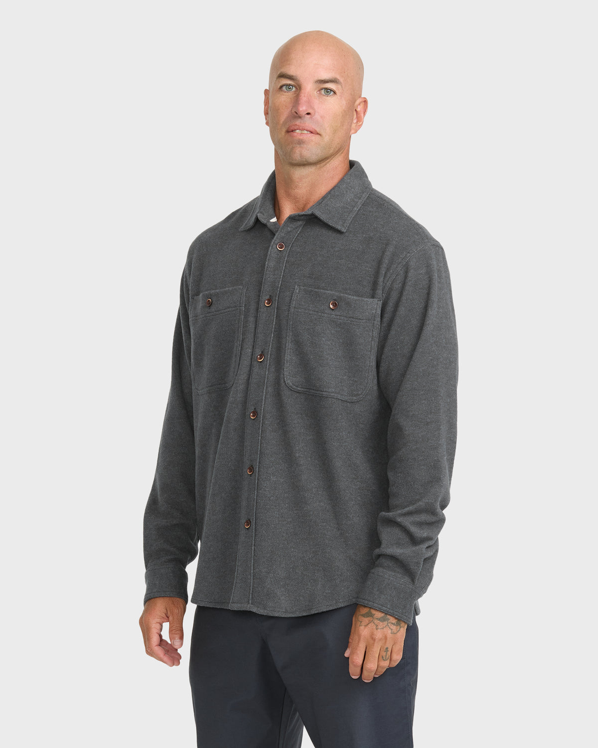 Waterman-Harvest-Long-Sleeve-Flannel-Shirt-Phantom-4