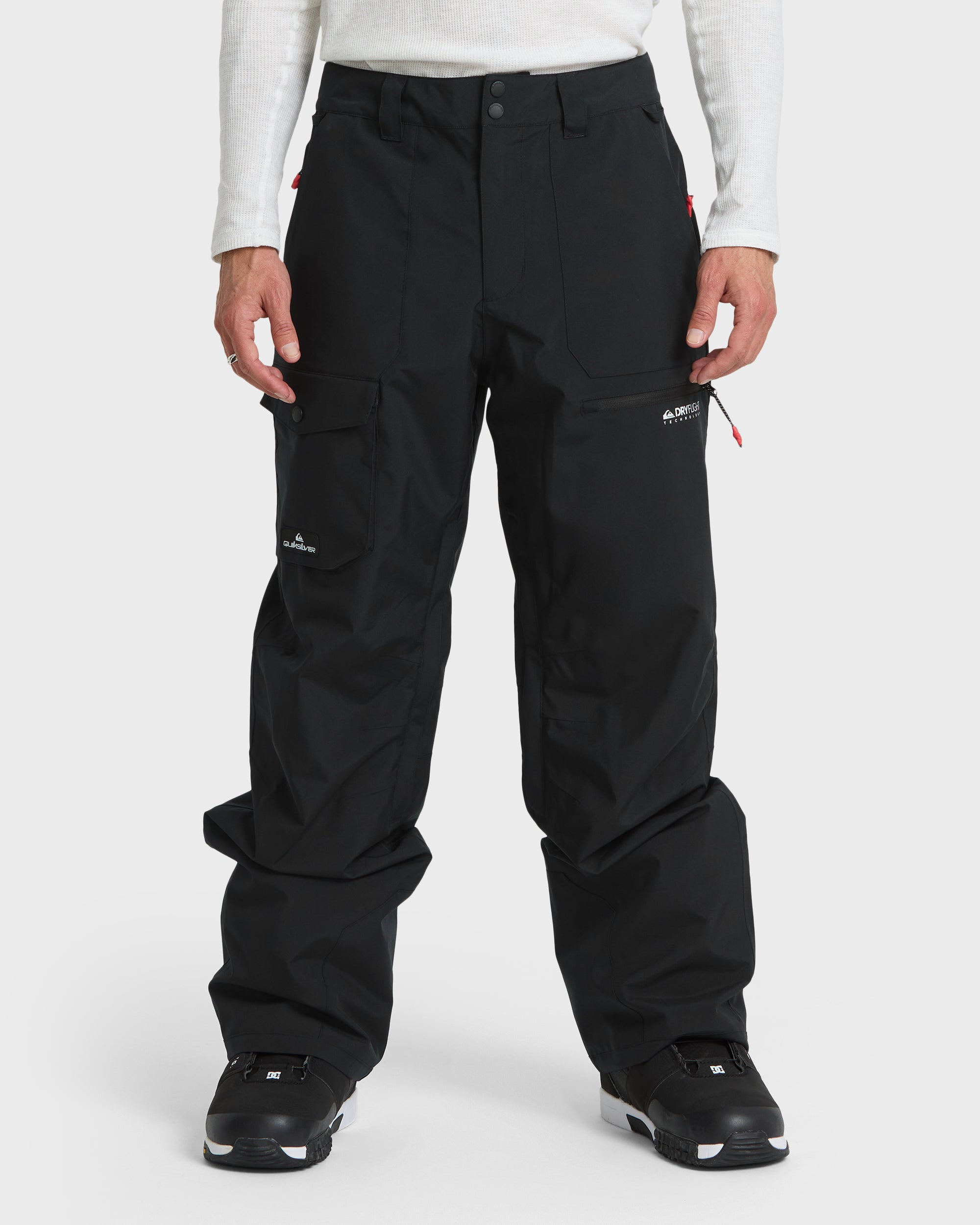 Utility Cargo Stretch 20K Snow Pants - Anthracite – Quiksilver