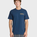 Hawaii Old English Classic Short Sleeve Knit T-Shirt - Dark Denim