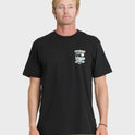 Hawaii Island Peace Short Sleeve Cotton T-Shirt - Black