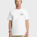 Grateful Cali Classic Short Sleeve Knit T-Shirt - White