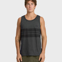 Original Stripe Tank Top - Charcoal Heather