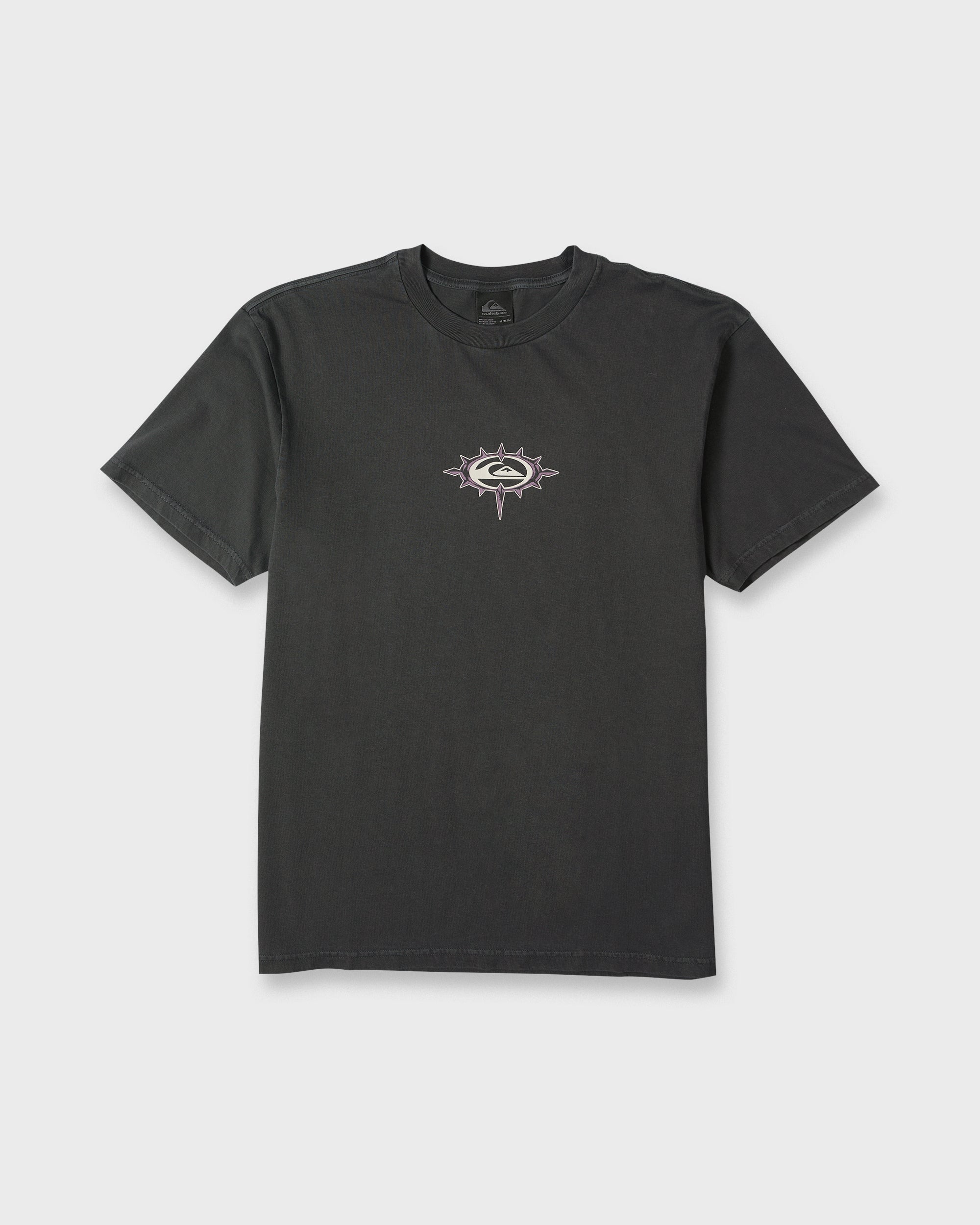 Metal Vision Pigment Dye Short Sleeve Cotton T-Shirt - Phantom