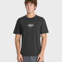 Metal Vision Pigment Dye Short Sleeve Cotton T-Shirt - Phantom