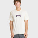 Unlocked Pigment Dye Short Sleeve Knit T-Shirt - Silver Birch