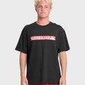 Young Guns Clicker Red Box Short Sleeve Knit T-Shirt - Black