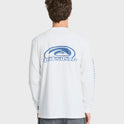 Clutch Long Sleeve Knit T-Shirt - White