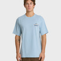 Waterman Air Show Classic Short Sleeve Knit T-Shirt - Dusty Blue
