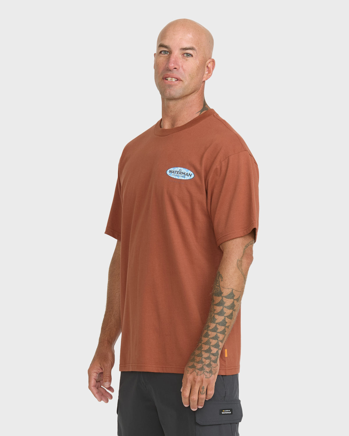 Waterman-Inter-Fill-Classic-Short-Sleeve-Knit-T-Shirt-Picante-4