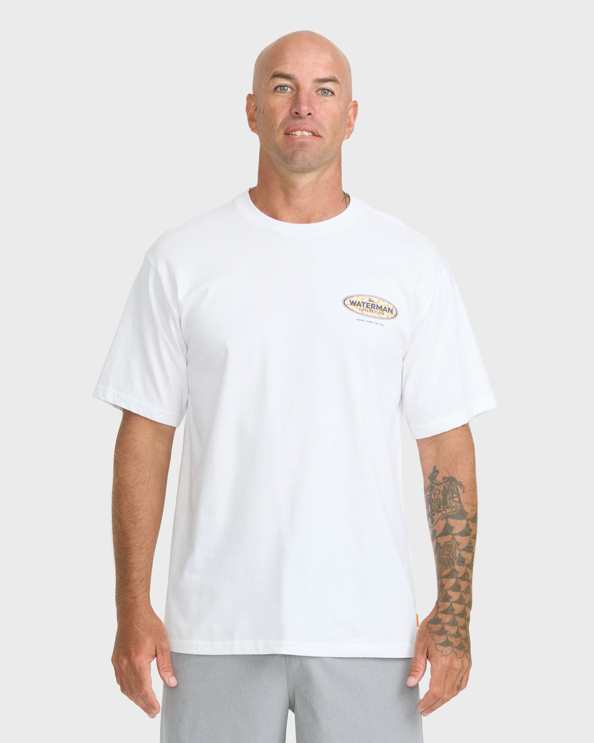 Waterman-Inter-Fill-Classic-Short-Sleeve-Knit-T-Shirt-White-1