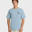 Waterman Outrigger Classic Short Sleeve Knit T-Shirt - Dusty Blue