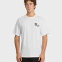 Waterman Outrigger Classic Short Sleeve Knit T-Shirt - White