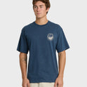 Waterman Worries Out Short Sleeve Cotton T-Shirt - Dark Denim