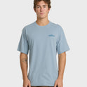 Waterman The Abyss Short Sleeve Knit T-Shirt - Dusty Blue