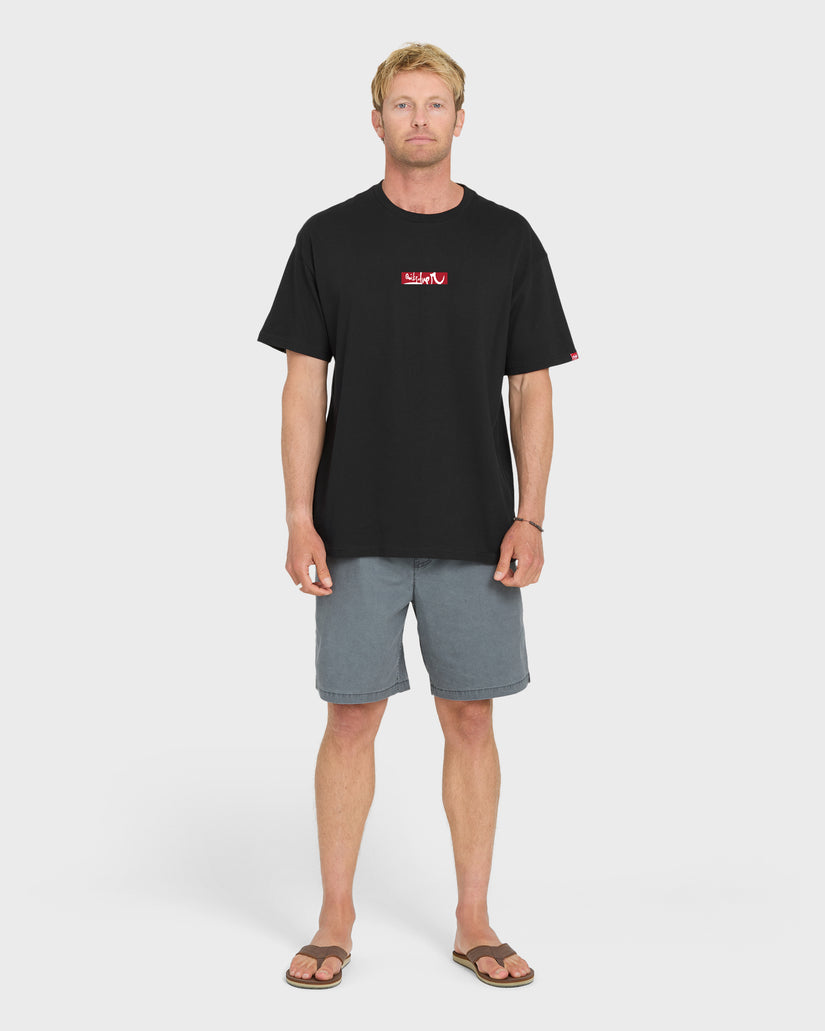 Young Guns Impaired Surf Short Sleeve T-Shirt - Black