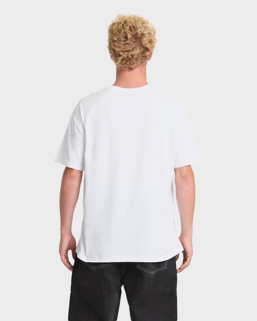 Young Guns Impaired Surf Short Sleeve T-Shirt - White