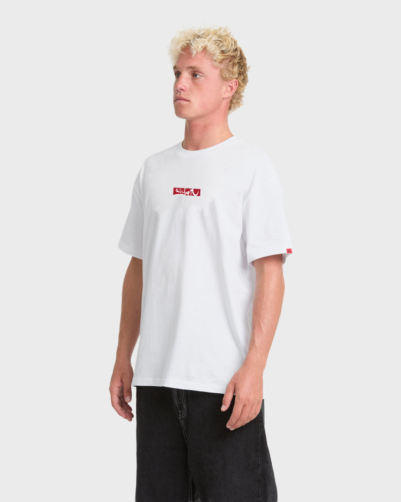 Young Guns Impaired Surf Short Sleeve T-Shirt - White