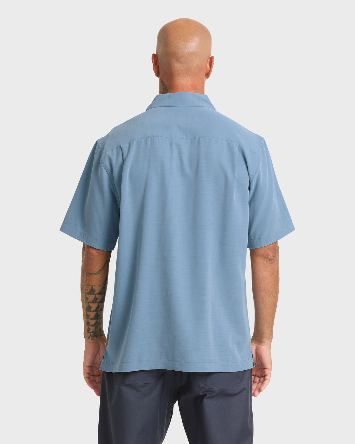 Waterman-Offshore-Short-Sleeve-Shirt-Blue-Shadow-2