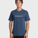 Chrome English Short Sleeve Knit T-Shirt - Dark Denim