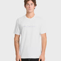 Chrome English Short Sleeve Knit T-Shirt - White