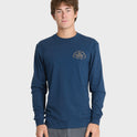 Garage Days Long Sleeve Knit T-Shirt - Dark Denim