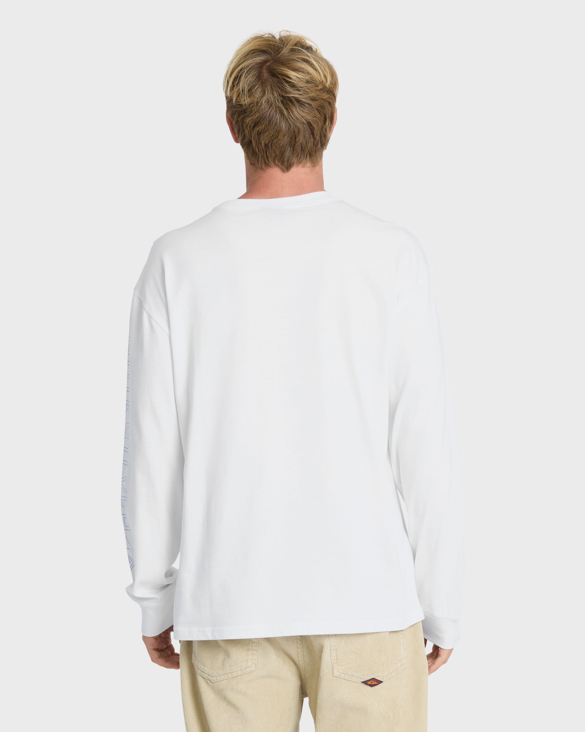 Young Guns Impaired Embellishment Long Sleeve Cotton T-Shirt
