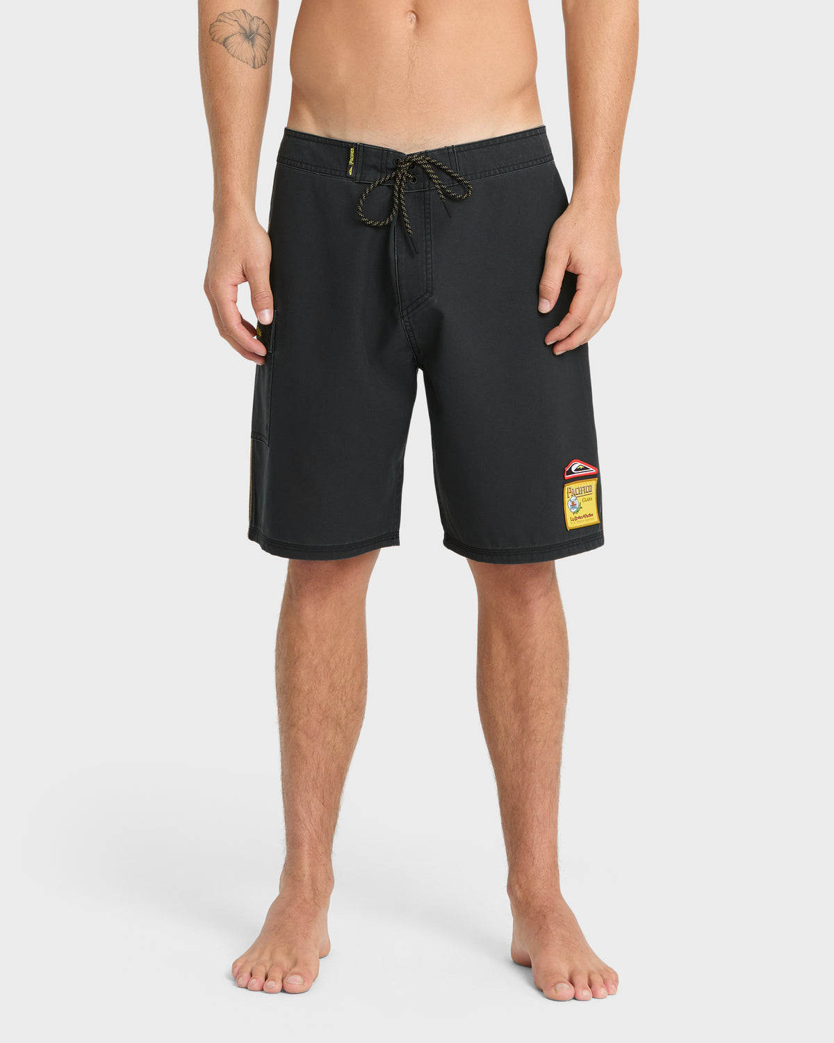 Pacifico-Ballena-20"-Boardshorts-Black-1