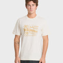 Pacifico Coastal Paradise Short Sleeve Cotton T-Shirt - Tofu