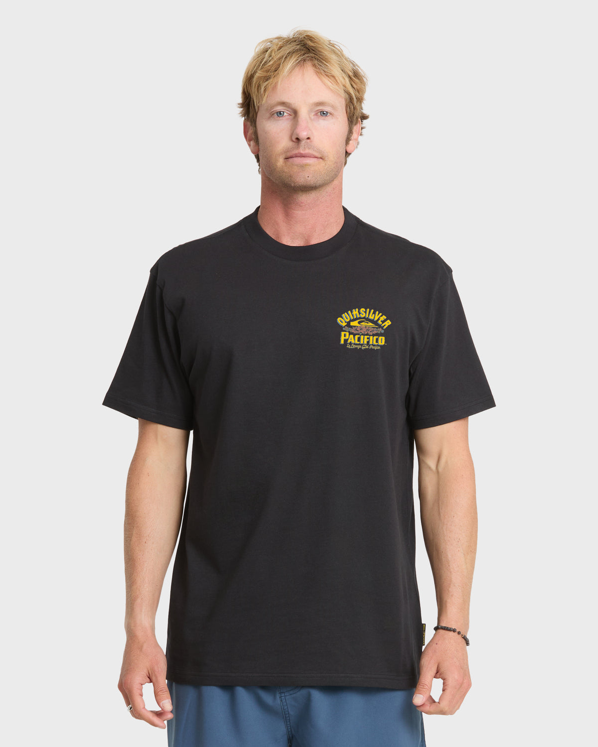 Pacifico-Signage-Short-Sleeve-Knit-T-Shirt-Black-1