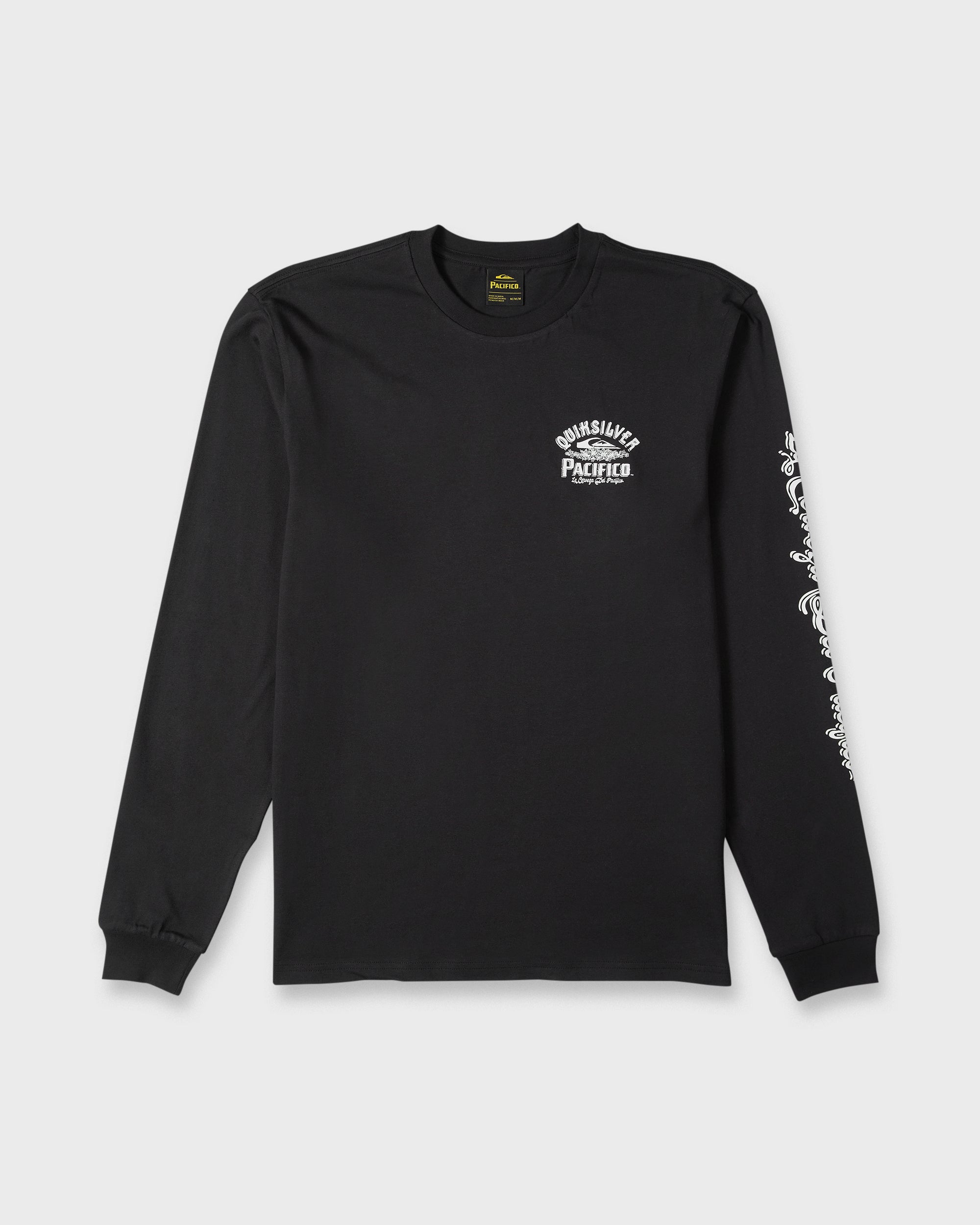 Pacifico Signage Long Sleeve Knit T-Shirt - Black | Quiksilver