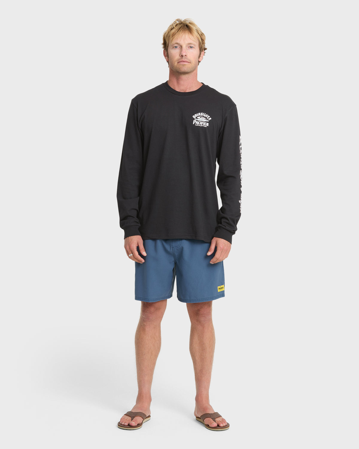 Pacifico-Signage-Long-Sleeve-Knit-T-Shirt-Black-4