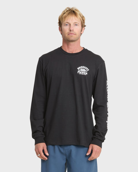 Pacifico Signage Long Sleeve Knit T-Shirt - Black – Quiksilver