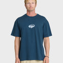 Chrome Thorn Mercury Short Sleeve Knit T-Shirt - Dark Denim