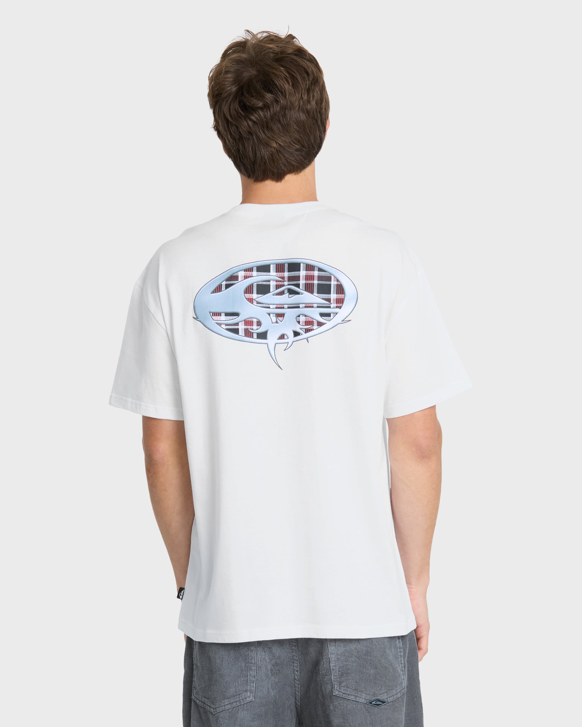 Chrome Thorn Mercury Short Sleeve Knit T-Shirt - White | Quiksilver