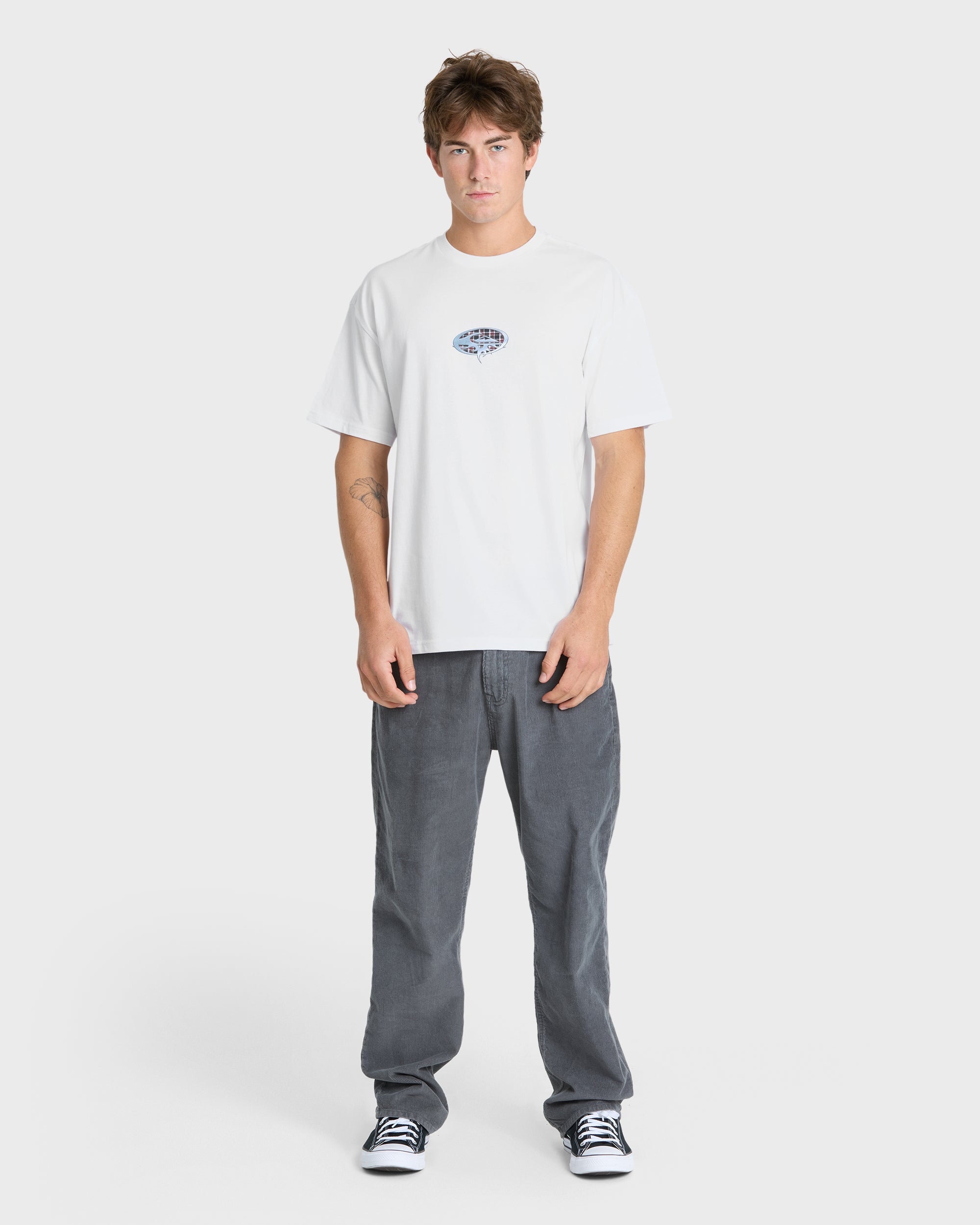 Chrome Thorn Mercury Short Sleeve Knit T-Shirt - White – Quiksilver