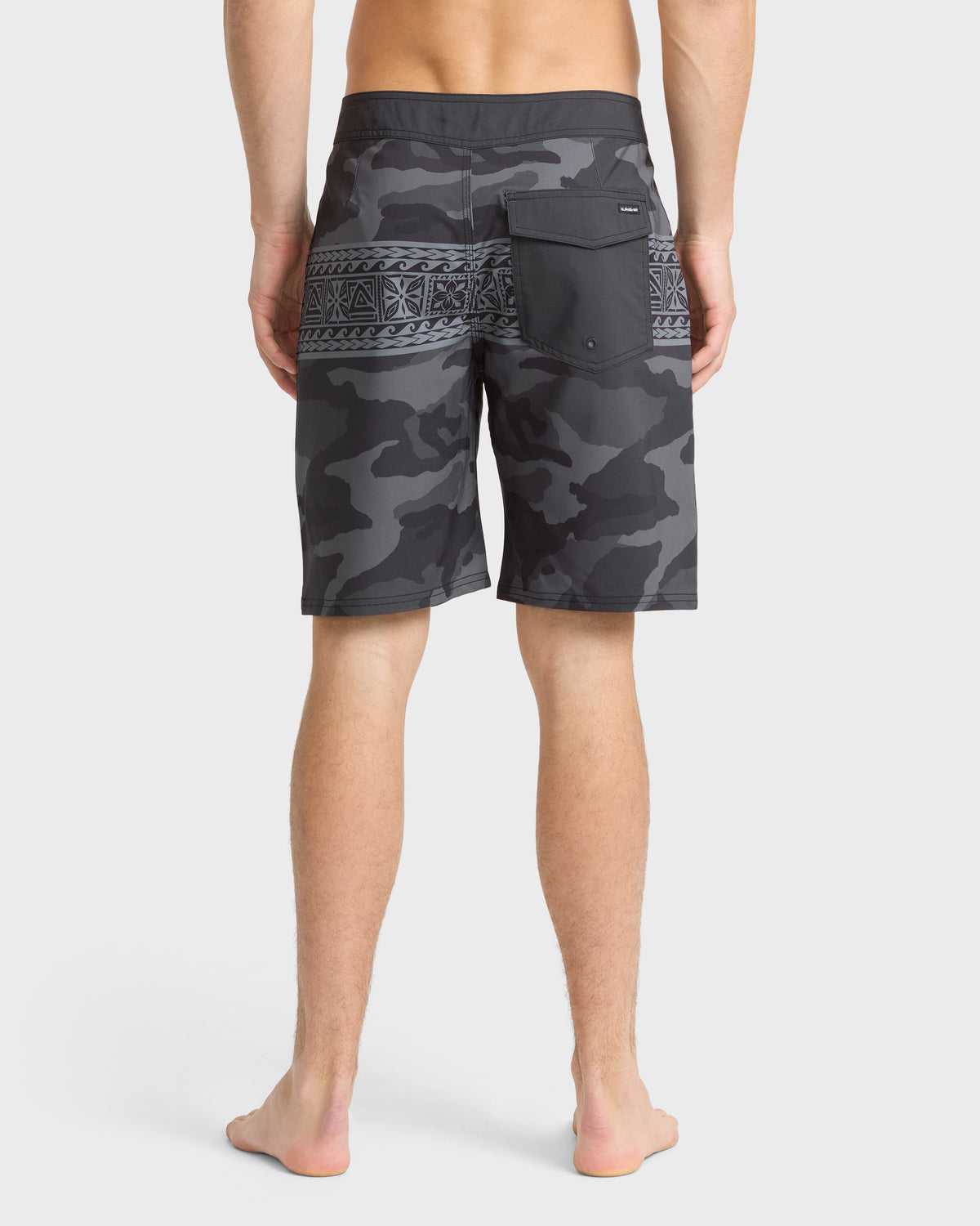 Hawaii-Tapa-Palapa-19"-Boardshorts-Anthracite-2